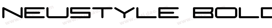 Neustyle Bold字体转换